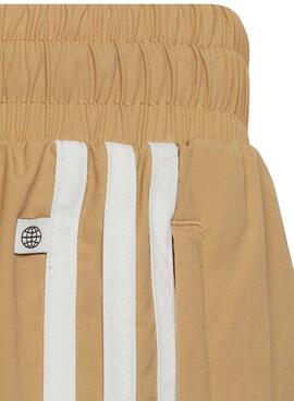 Pantalones Adidas Woven Block Beige Pour Fille