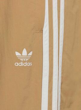 Pantalones Adidas Woven Block Beige Pour Fille