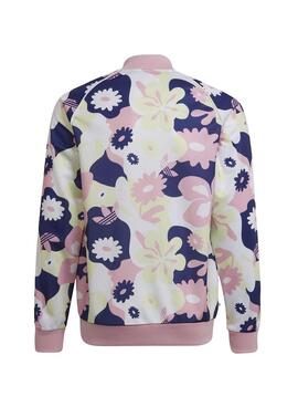 Veste Adidas Rose Fleur Rose Pour Fille