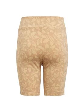 Leggings Adidas Cycliste Banane Beige Pour Fille