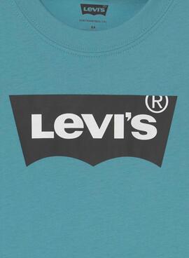 T-Shirt Levis Batwing  Logo Bleu Pour Garçon