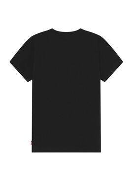 T-Shirt Levis Graphic Logo Circulaire Noire Garçon