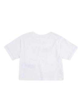 T-Shirt Levis Rencontre Et Cupidité Blanc Pour Fille