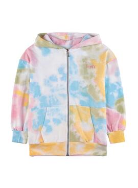 Sweat Levis Tie Dye Multicolor Pour Fille