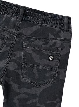 Bermuda Mayoral Soft Denim Camouflage Gris Garçon