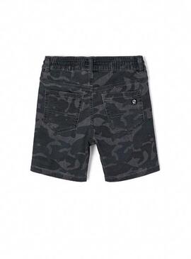 Bermuda Mayoral Soft Denim Camouflage Gris Garçon