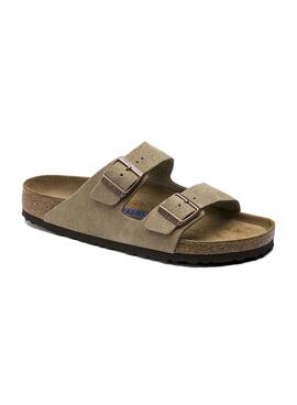 Sandales Birkenstock Arizona DaimTaupe Femme
