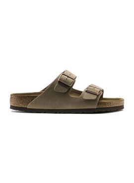 Sandales Birkenstock Arizona DaimTaupe Femme