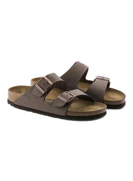 Sandales Birkenstock Arizona Moka Pour Femme