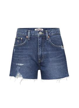 Short Jeans Tommy Jeans Hotpant Bleu Pour Femme