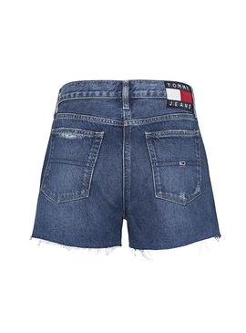 Short Jeans Tommy Jeans Hotpant Bleu Pour Femme