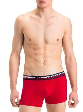 Pack Coffres Tommy Hilfiger Trunk Rouge Homme