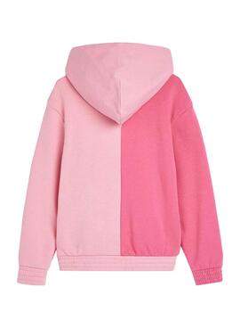 Sweat Tommy Hilfiger Bicolore Rose Pour Fille