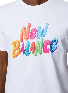T-Shirt New Balance Artiste Pack Blanc De Homme
