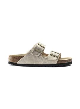Sandales Birkenstock Arizona Dorado Brillant Femme