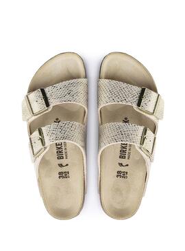 Sandales Birkenstock Arizona Dorado Brillant Femme