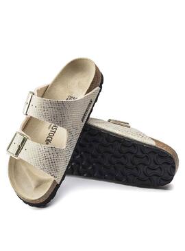 Sandales Birkenstock Arizona Dorado Brillant Femme