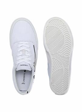 Baskets Lacoste Jump Serve Blancs Pour Femme