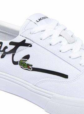 Baskets Lacoste Jump Serve Blancs Pour Femme