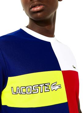 T-Shirt Lacoste Sport Colorblock Multi Homme