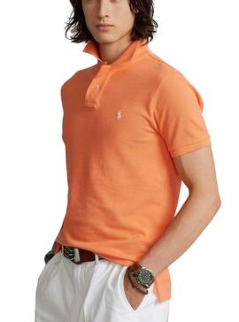 Polo Polo Ralph Lauren Tricot Orange Pour Homme