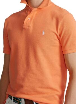 Polo Polo Ralph Lauren Tricot Orange Pour Homme