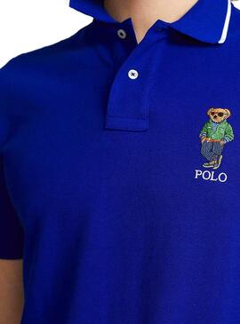 Polo Polo Ralph Lauren Ours Bleu Pour Homme