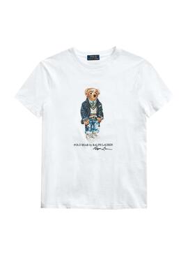 T-Shirt Polo Ralph Lauren Polo Bear Blanc Homme