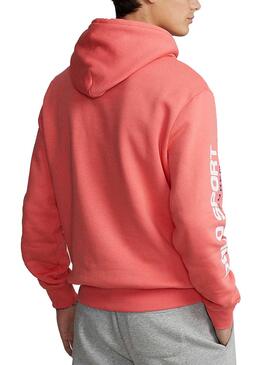 Sweat Polo Ralph Lauren Sport Rouge Pour Homme
