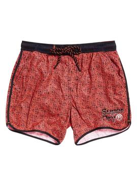 Swimsuit Superdry Echo Racer Rouge Pour Homme