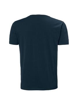 T-Shirt Helly Hansen Shoreline Bleu Marine Pour Homme