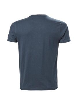T-Shirt Helly Hansen RWB Graphic Bleu Marine Homme