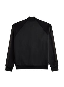 Veste Fred Perry Bomber Tape Noire Pour Homme