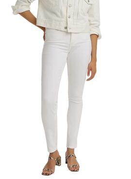 Jeans Levis 311 Skinny Blanc Femme