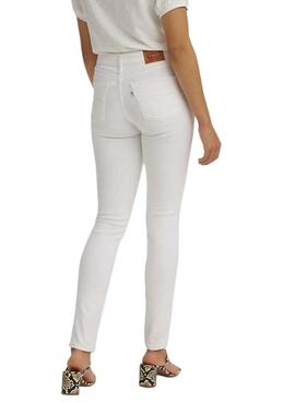 Jeans Levis 311 Skinny Blanc Femme