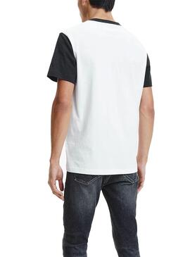 T-Shirt Calvin Klein Colorblock Pour Homme