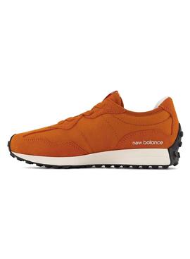 Baskets New Balance 327 Orange Pour Mini