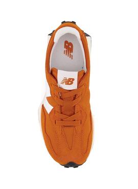 Baskets New Balance 327 Orange Pour Mini