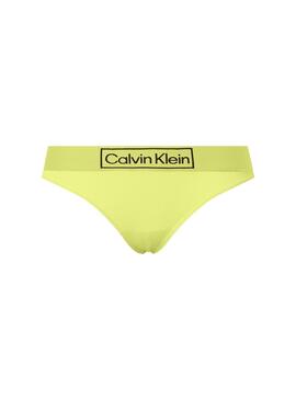 Tanga Calvin Klein Vert Pour Femme