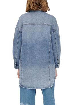 Chemise Denim Only Jean Kasia Bleu Pour Femme