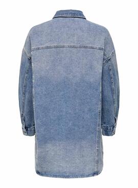 Chemise Denim Only Jean Kasia Bleu Pour Femme