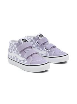 Baskets Vans Sk8 Mid Reissue Lila Pour Enfants