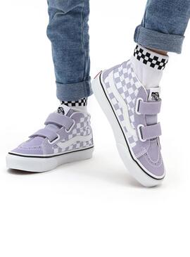 Baskets Vans Sk8 Mid Reissue Lila Pour Enfants