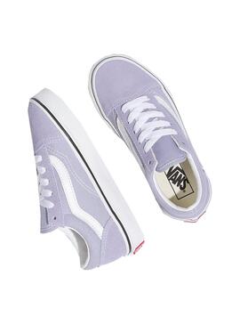 Baskets Vans Old Skool Lilas Pour Fille