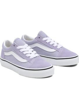 Baskets Vans Old Skool Lilas Pour Fille