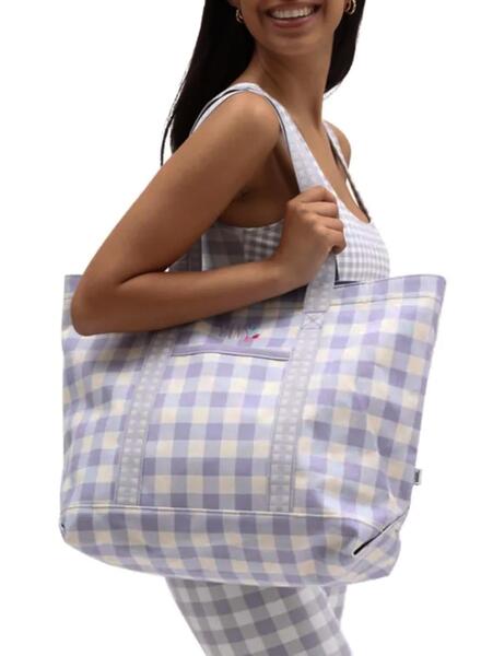 Sac main Vans Mixte Up Gingham Malva Cadres Femme