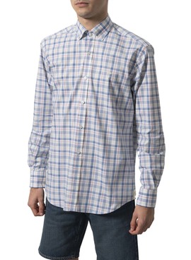 Chemise Klout Madras Blanc pour Homme