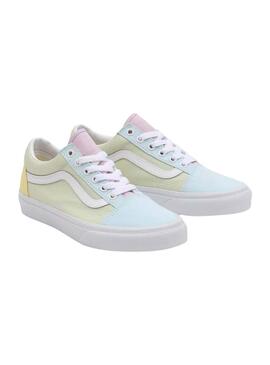 Baskets Vans Old Skool Couleur Theory Multi Femme