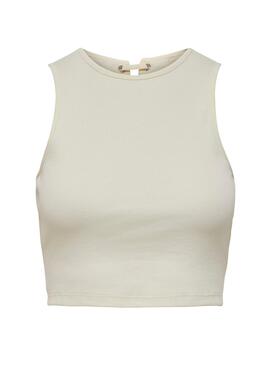 Top Only Onlessa Blanc pour Femme