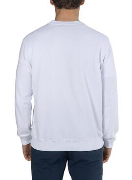 Sweat El Pulpo Crewneck Blanc Homme